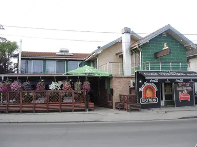 a restaurant on the side of a street at Rooms&Restaurant 43 in Belgrade
