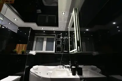 a bathroom with a sink and a mirror at Lux Spa Apartman na Vračaru in Vračar (historical)
