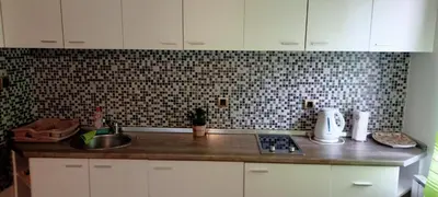 a kitchen with a sink and a counter top at Despot 105 in Belgrade