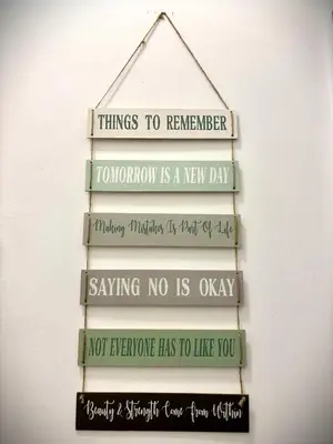 a sign that says things to remember tomorrow is a new day at So Cozy in Belgrade